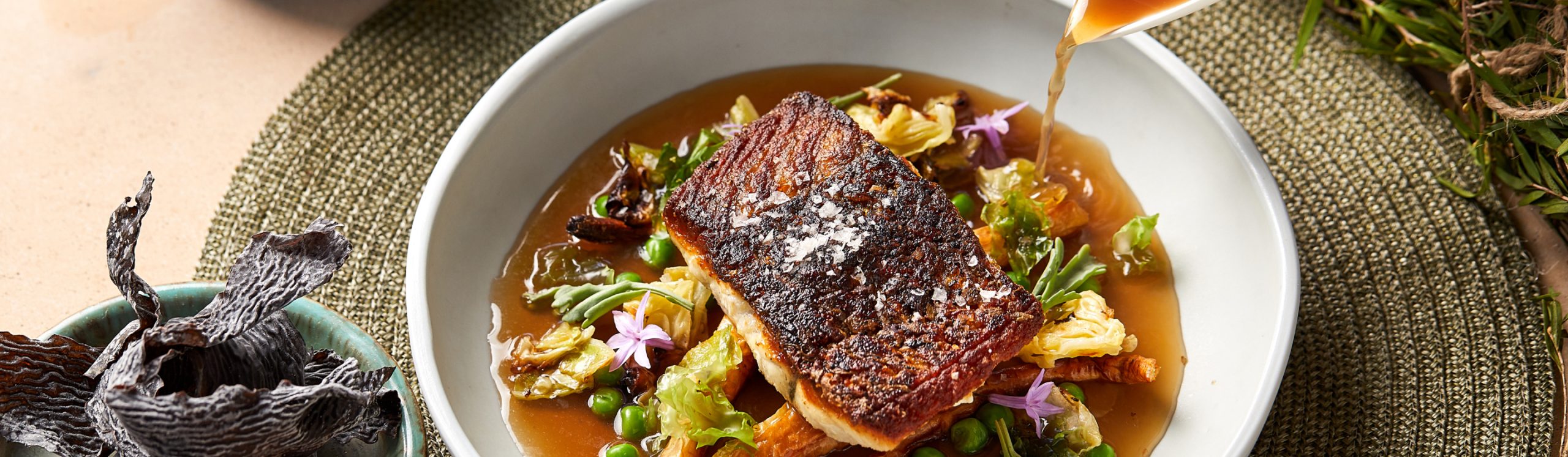 Barramundi in Kombu Broth