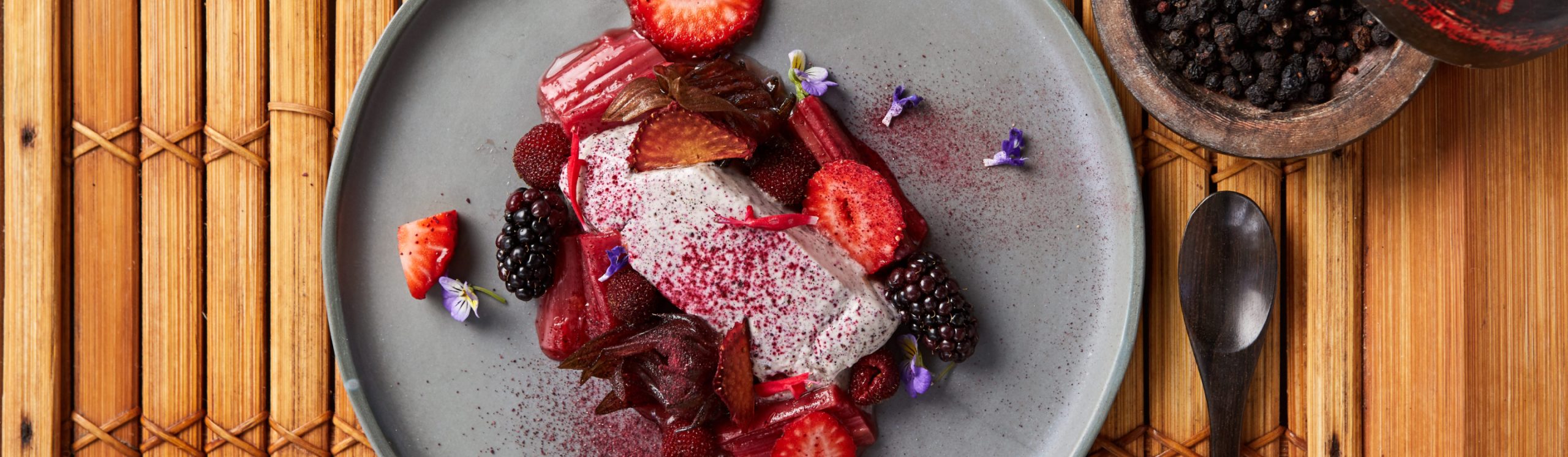 Pepper-Berry Panna Cotta
