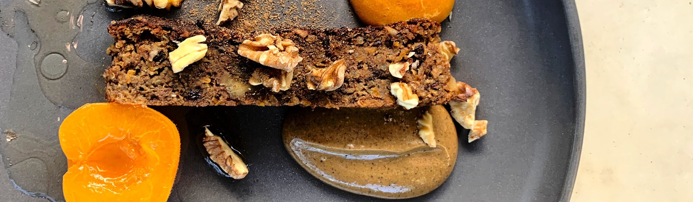Spiced Prune Carrot Walnut Quinoa Cake Recipe