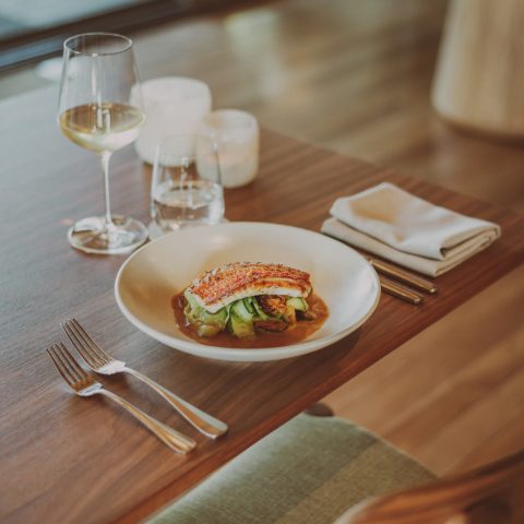 Grilled Local Fish with Green Mango Salad