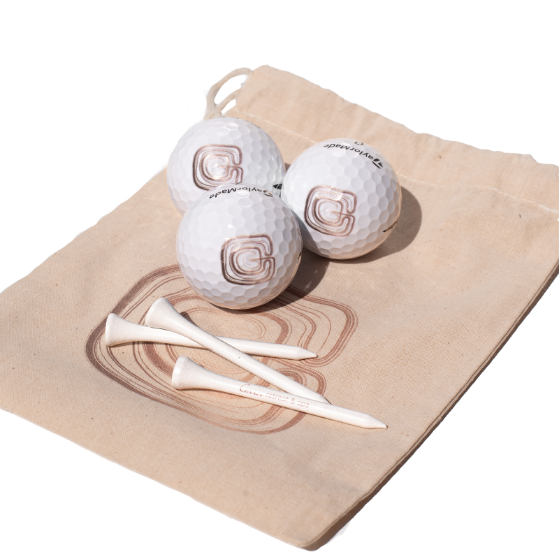 Gaia Golf Balls & Tees Set