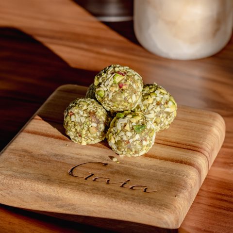 Matcha and Pistachio Bliss ball